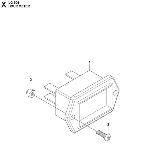 Hour Meter Parts For LG 504 Reversible Plate Compactor By Husqvarna