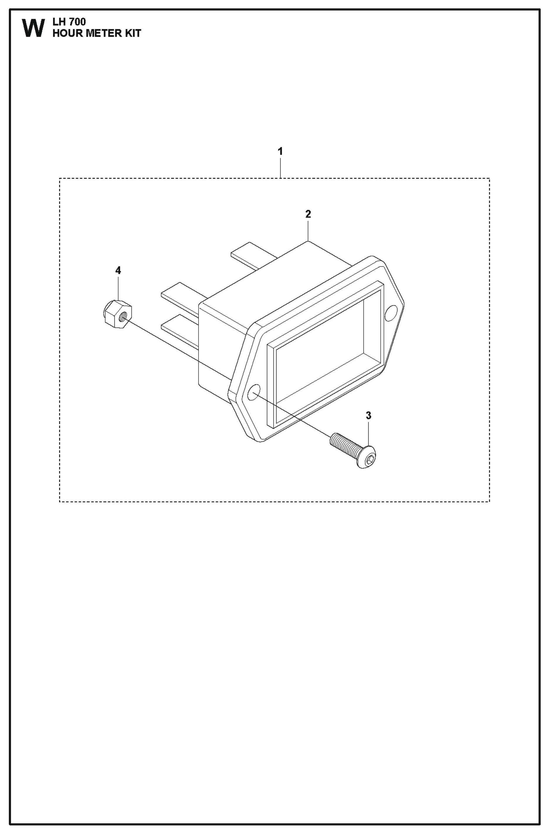 Hour Meter Kit Parts For LH 700 By Husqvarna