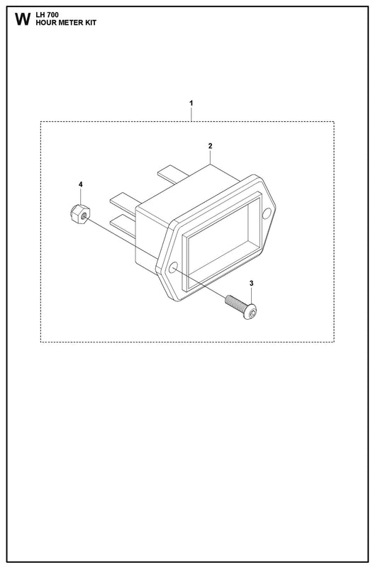 Hour Meter Kit Parts For LH 700 By Husqvarna
