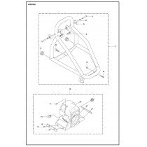 Housing Parts For WS 440 HF By Husqvarna