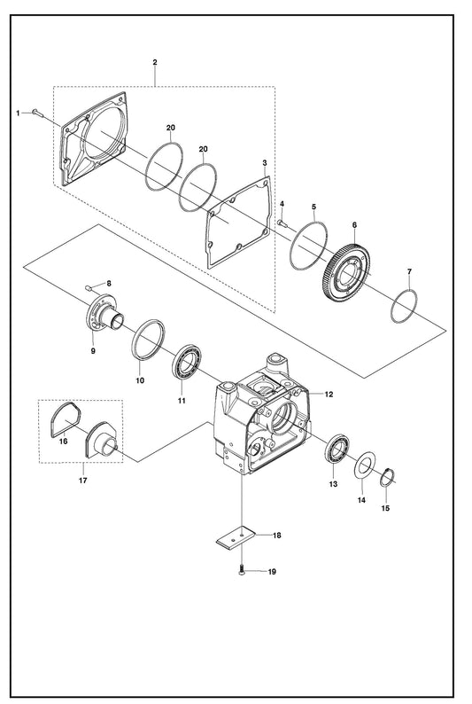 Housing Parts For WS 220 By Husqvarna