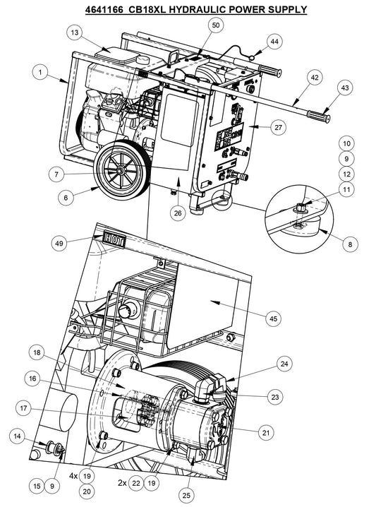CB18 XL Hydraulic Power Supply