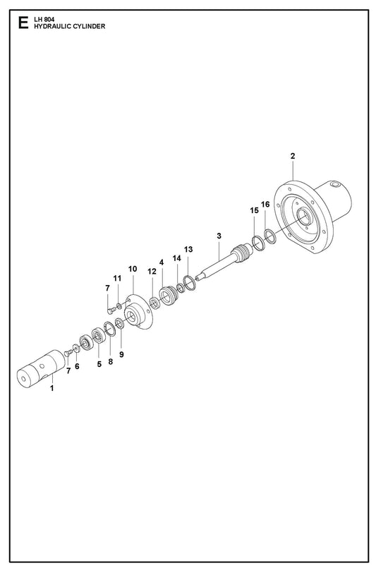 Hydraulic Cylinder Parts For LH 804 By Husqvarna