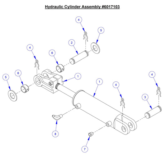 CC9074DK Hydraulic Cylinder Assembly