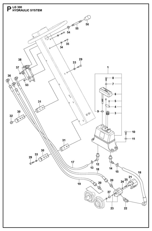 Hydraulic System Parts For LG 300 Petrol By Husqvarna