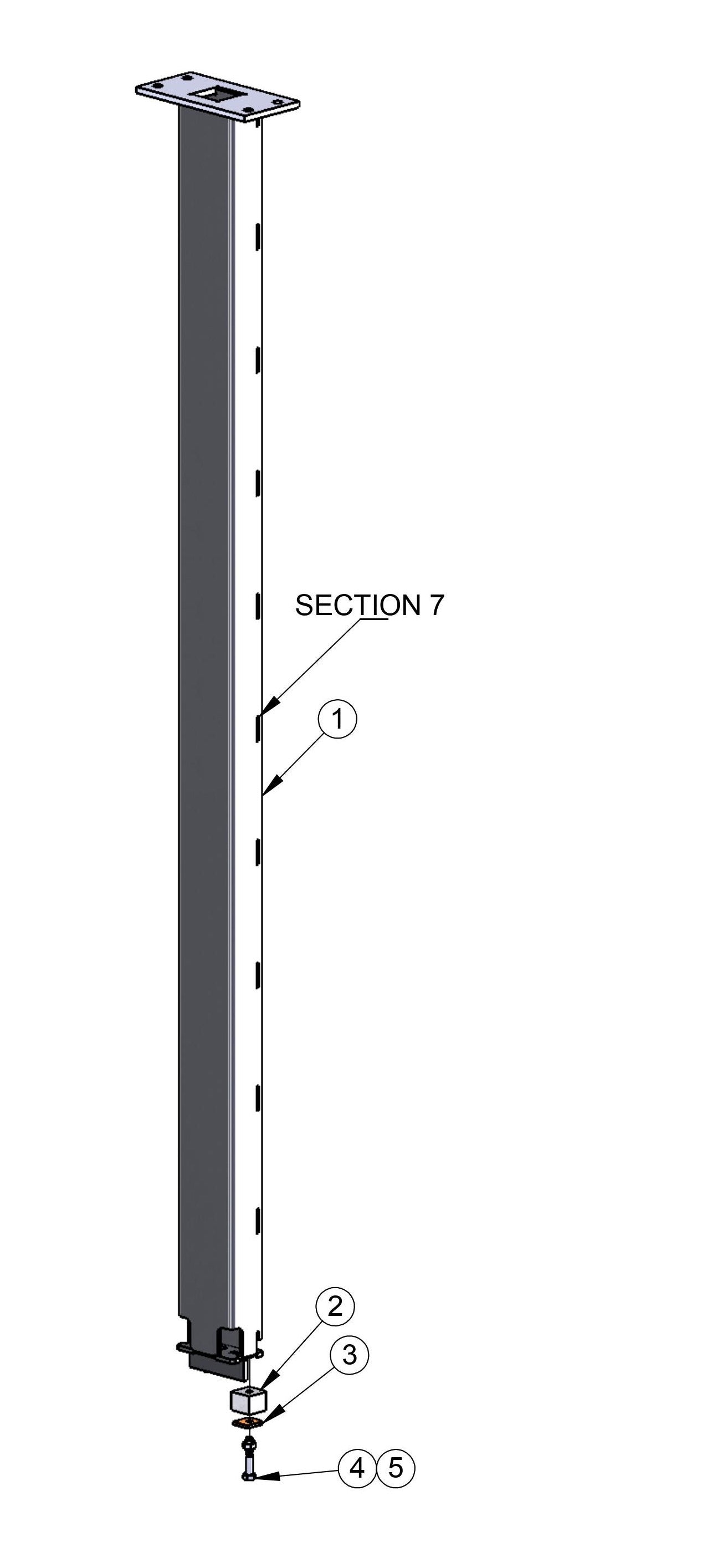 V-Series Maxi-Lite 15-20KW-Hydraulic Tower Sections (7) by Allmand