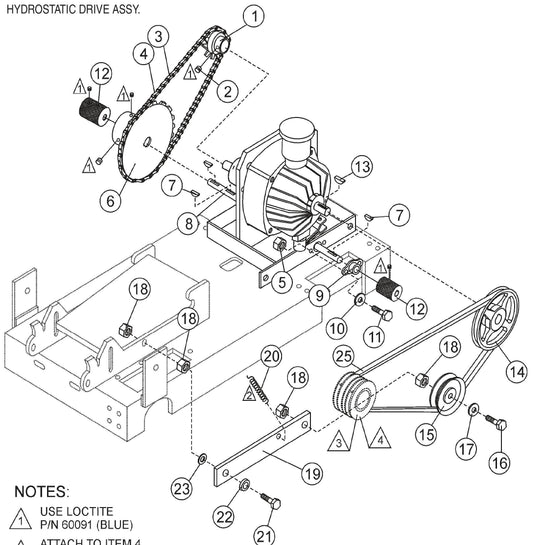 Hydrostatic Drive Assembly Parts For SP2 CE13H20 SCE13H20 SCE20H20 By Multiquip