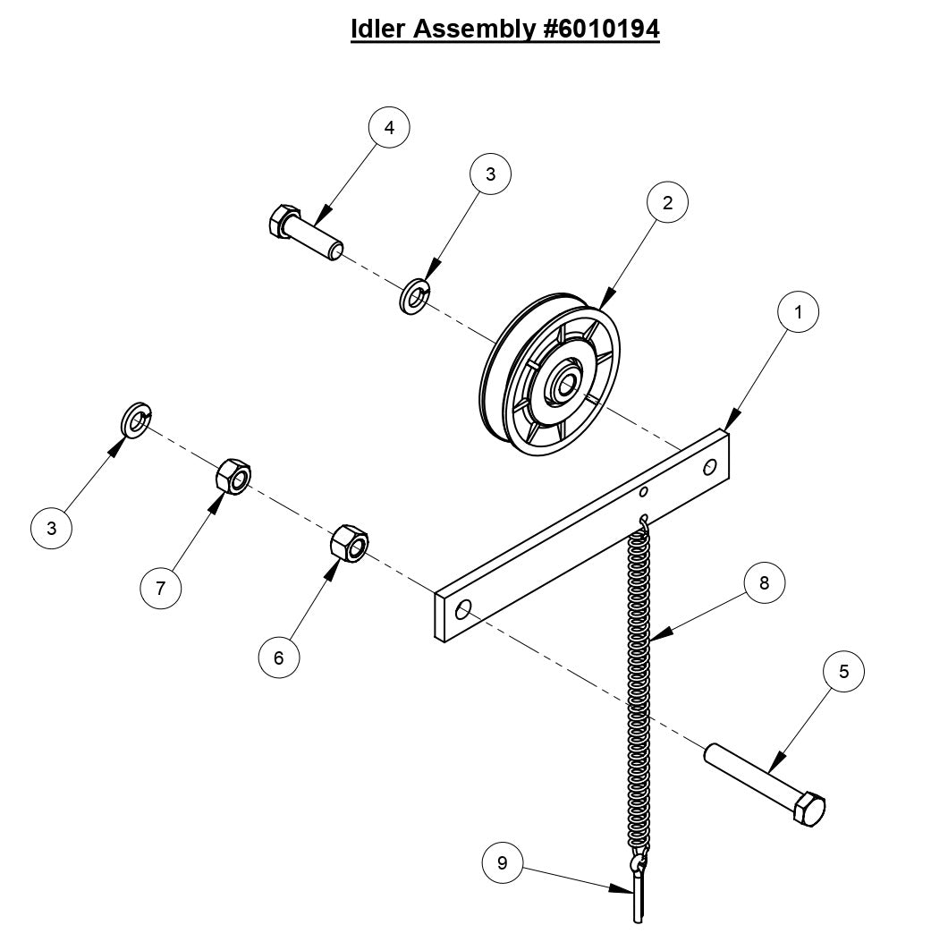 CC3535 Idler Assembly