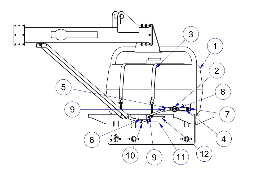 TRTP75 Idle End With Water Option Assembly Parts by Allen Engineering