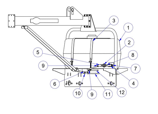 TRTP75 Idle End With Water Option Assembly Parts by Allen Engineering