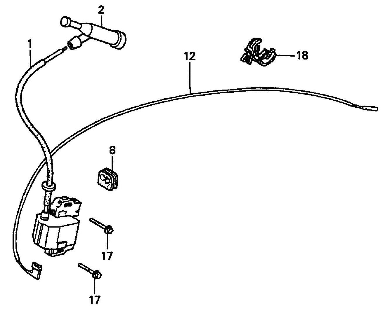 SP118 HONDA GX390U1QWT2 Ignition Coil Assembly Parts