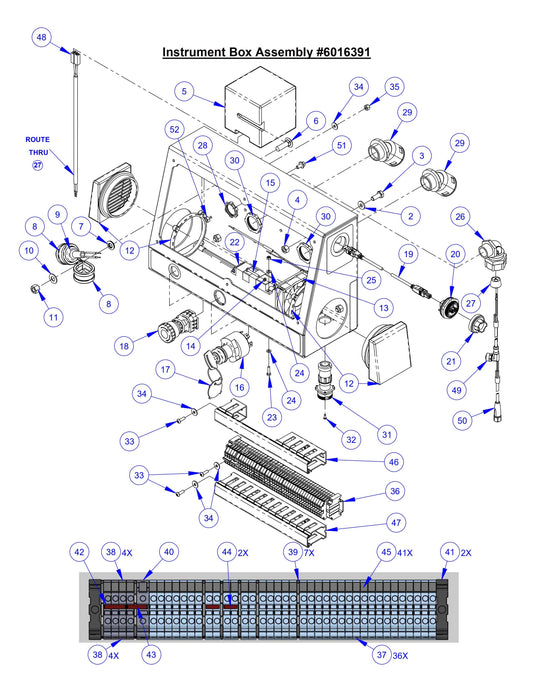 CC8574DD Instrument Box Assembly