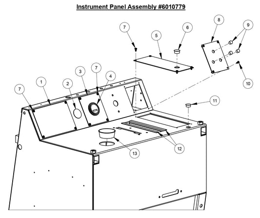 CC6540E Instrument Panel Assembly