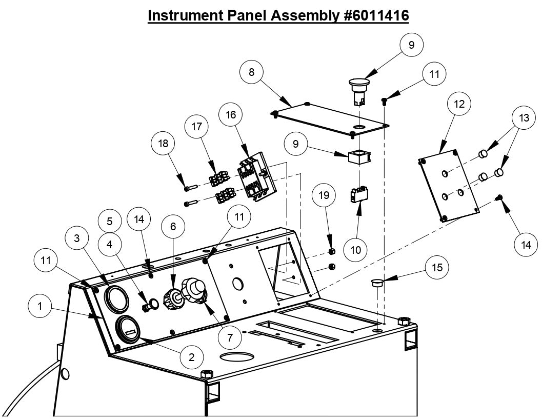 CC3535 Instrument Panel Assembly
