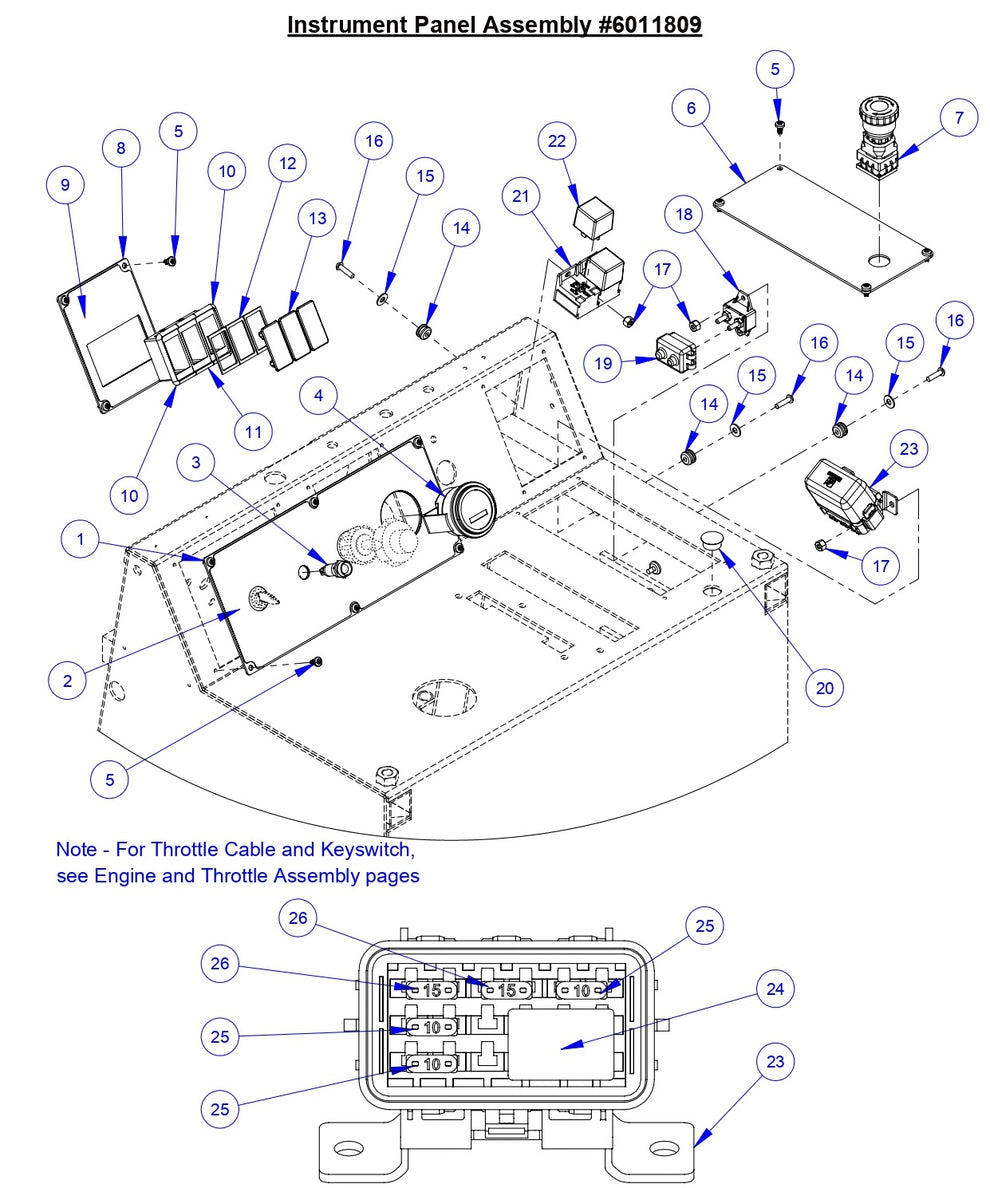 CC3538 JK Instument Panel Assembly