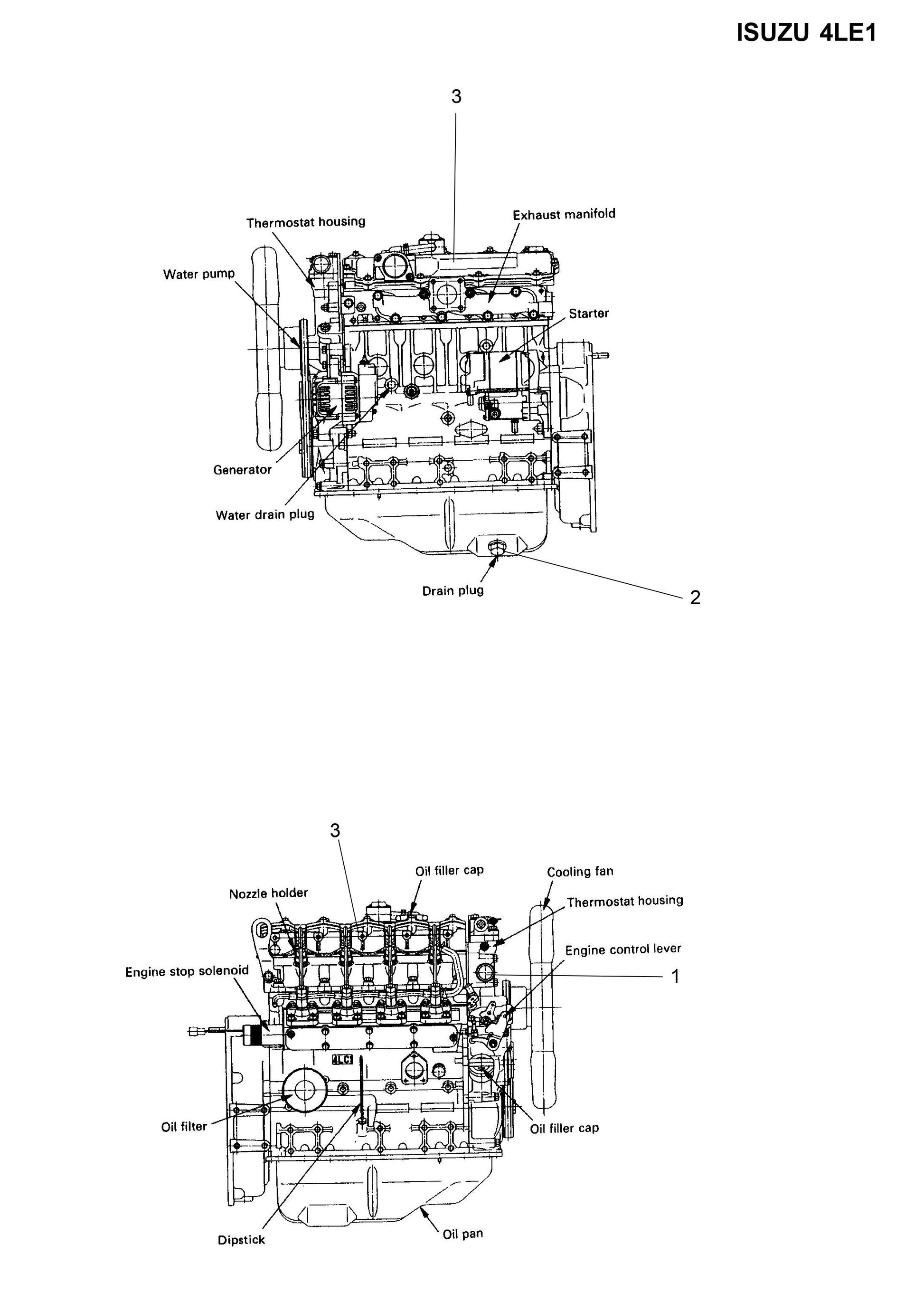 V-Series Maxi-Lite 15-20KW-Isuzu 4LE1 Parts By Allmand