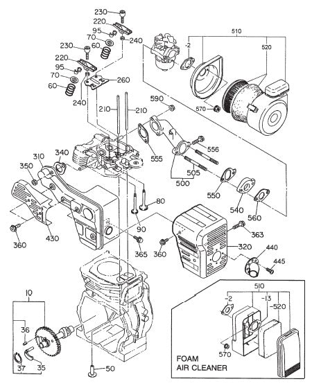 JA-Series  Robin Engine Intake and Exhaust Assembly. Parts by Multiquip Whiteman