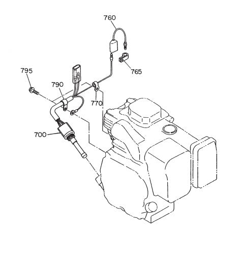 JA-Series  Robin Engine Oil Sensor Assembly. Parts by Multiquip Whiteman