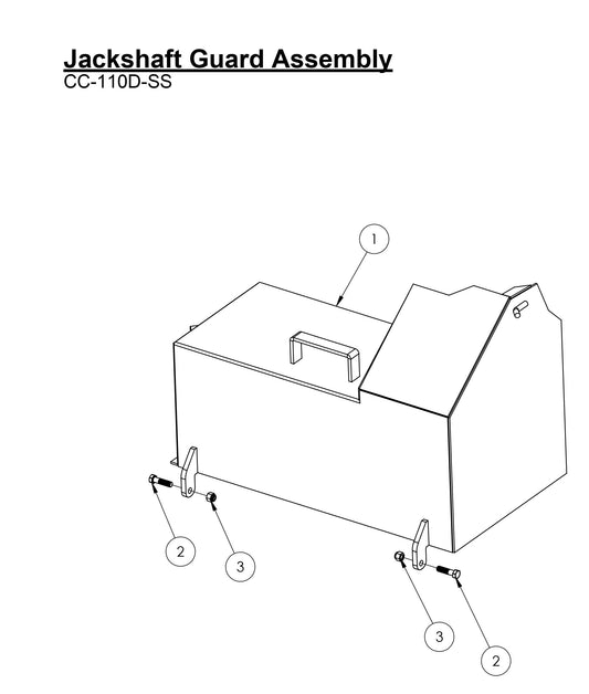 CC-110D-SS Jackshaft Guard Assembly Parts