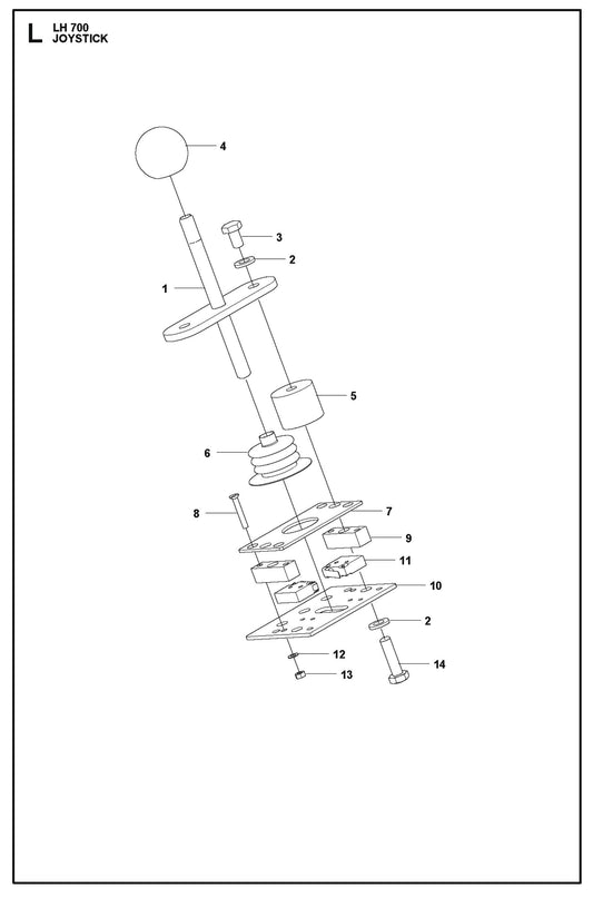 Joystick Parts For LH 700 By Husqvarna