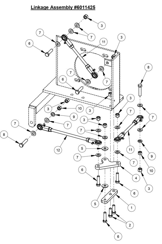 CC3538 JK Linkage Assembly
