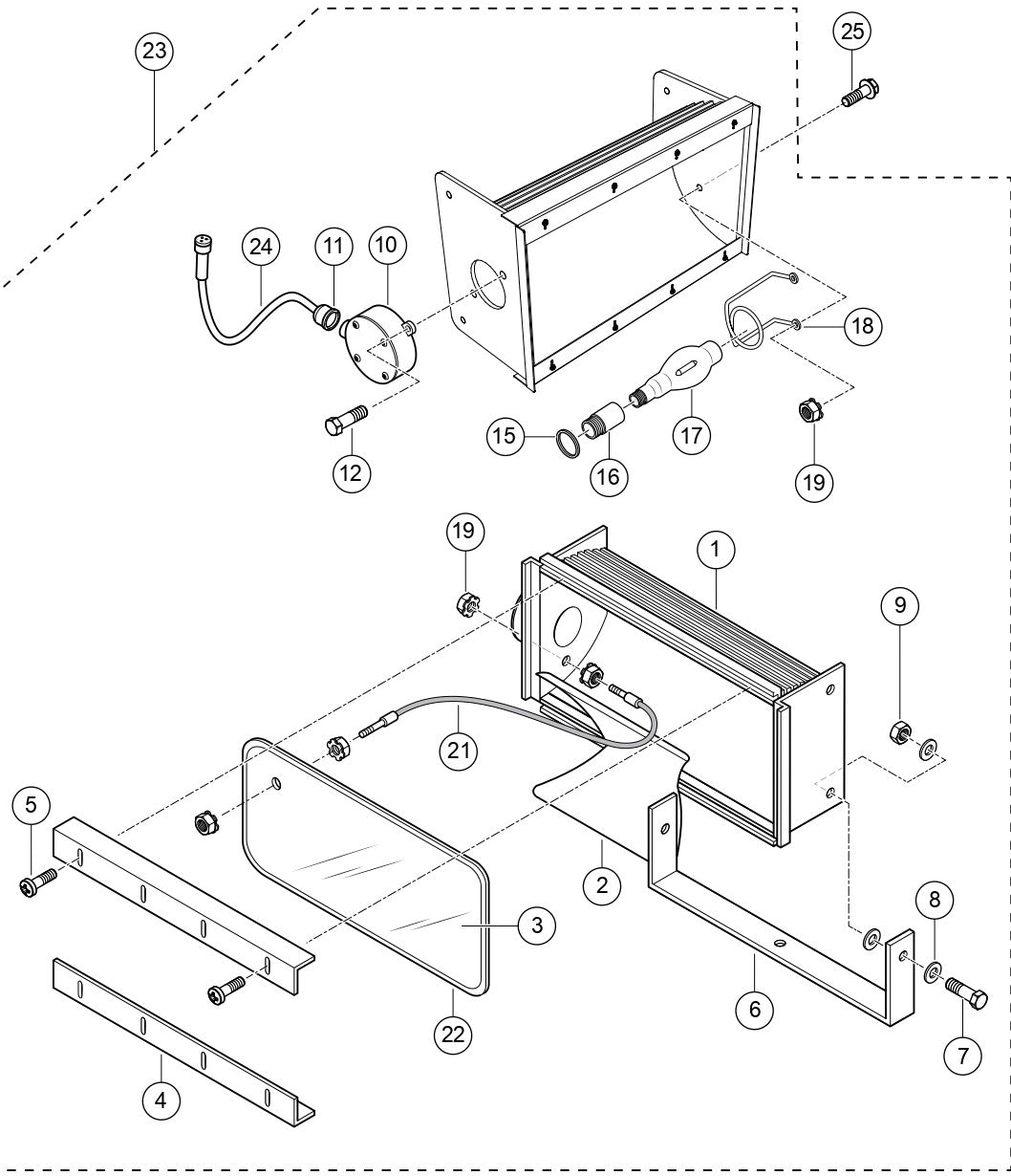 Lamp Assembly Parts For LT6KV Light Tower By Multiquip 