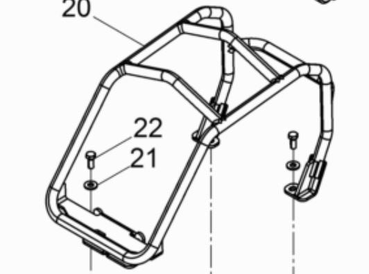 5100045328 Protective Frame by Wacker Neuson Genuine Parts