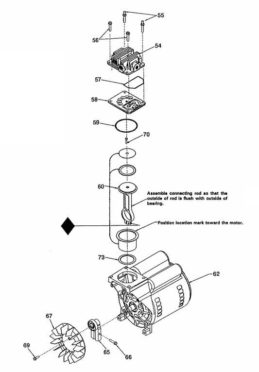 MAC1200 Pump And Motor Assembly Parts