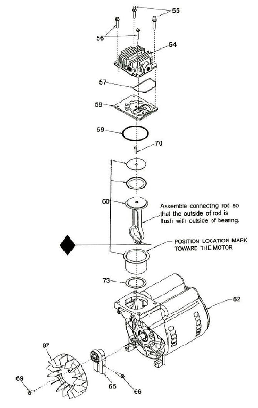 MAC2200 Pump/Motor Assembly Parts