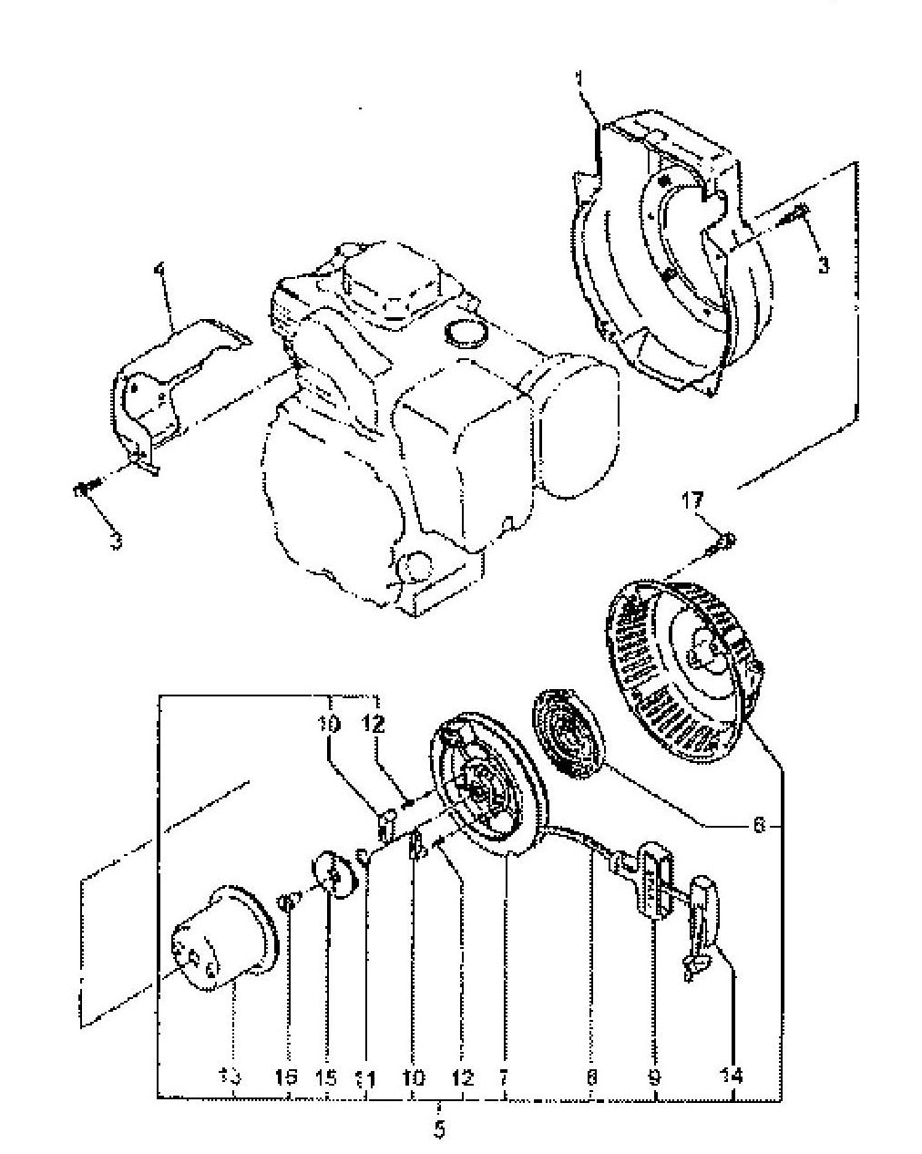 MAC6000 Recoil Starter Assembly Parts