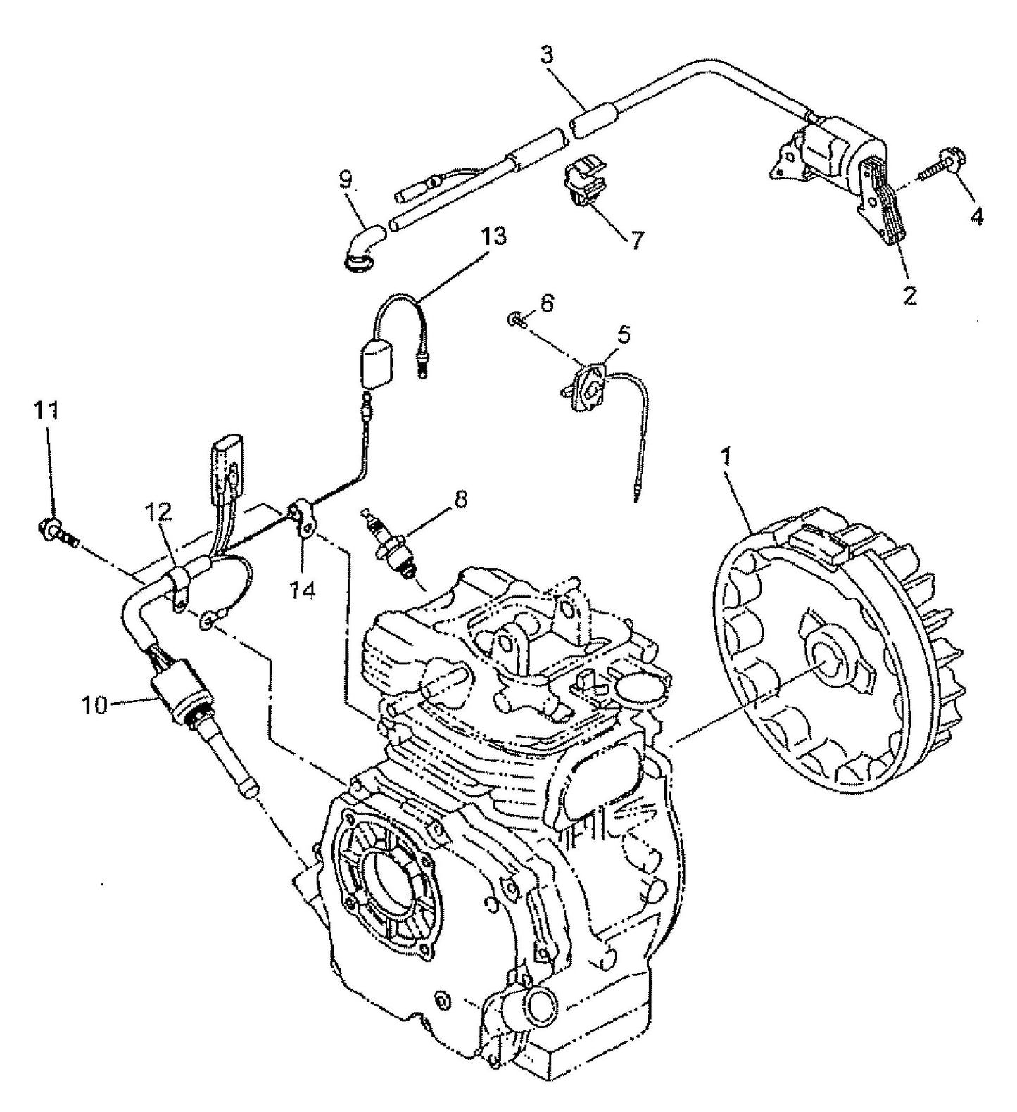 MAC6000 Flywheel Assembly Parts