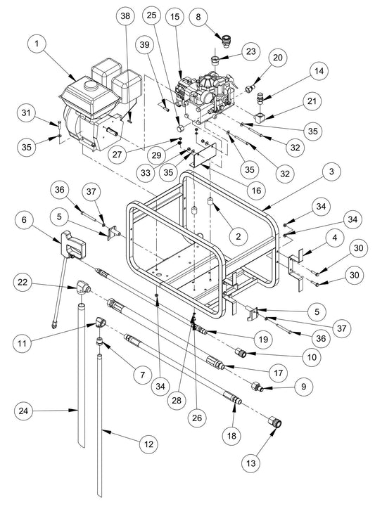 BMS95 Main Assembly Parts By MBW