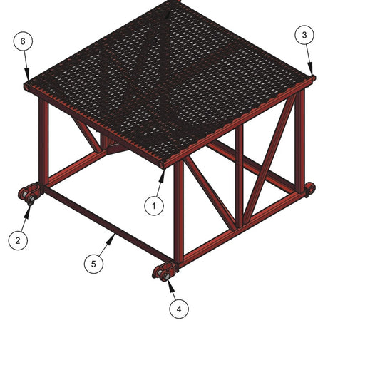 WB2434 Mainframe Assembly - 3 Foot Parts by Allen Engineering