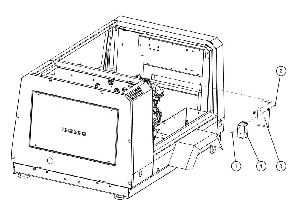 Battery Charger Option Assembly Parts for MAXI-AIR 185 (19-000001 and UP) by Allmand