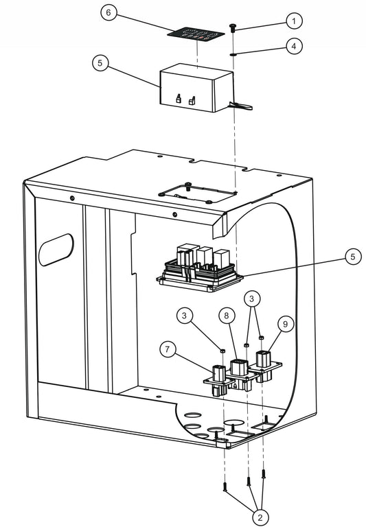 Deep Sea Control Panel Bussman PDM Harness Install Group Assembly Parts for Maxi-Heat 1MBTU (36-000001 to 36-999999) by Allmand