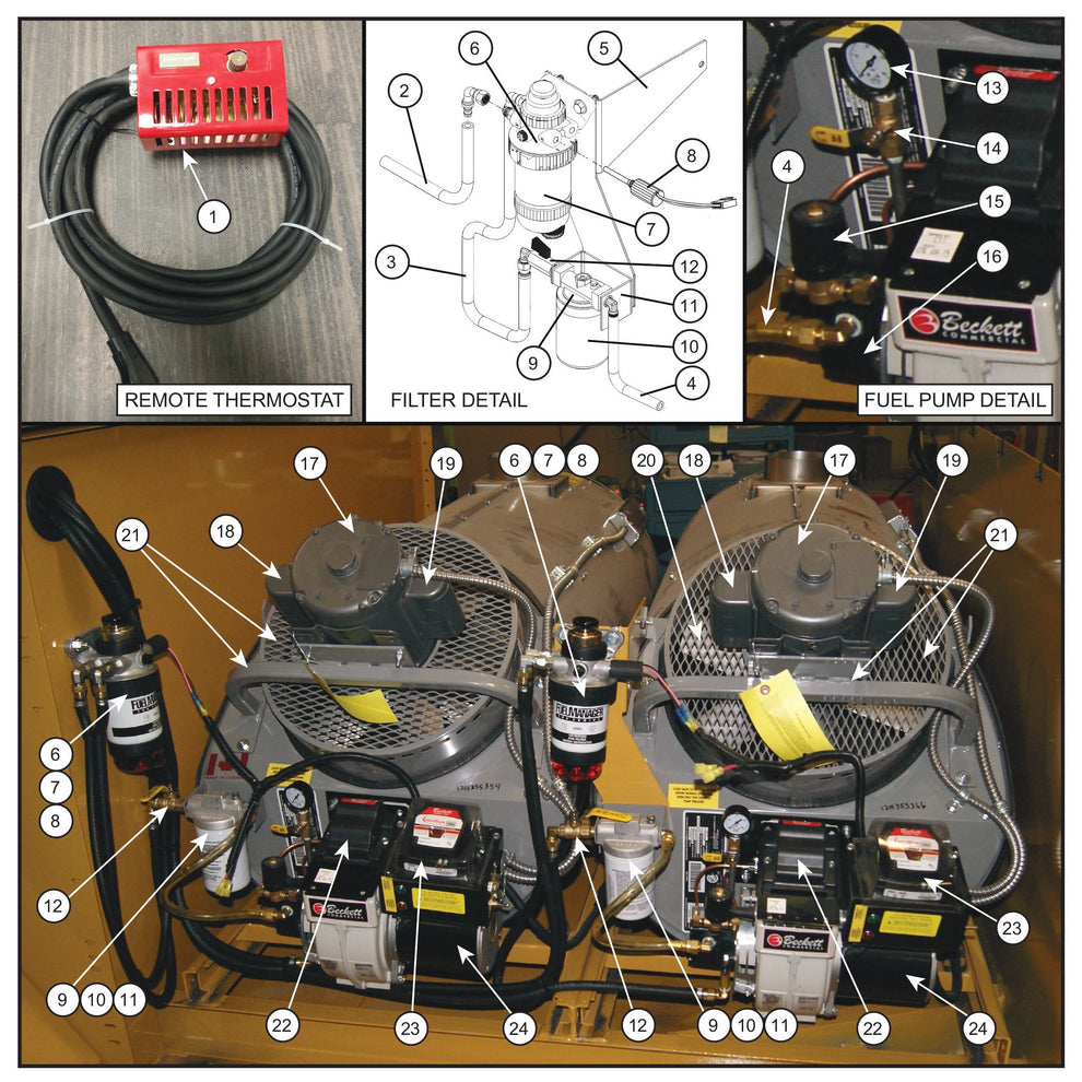 Frost Fighter Assemblies (2 of 2) Parts for MAXI-HEAT MH-1000 (0001MXH12 and UP) by Allmand