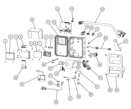 MH500iQ Control Box Assembly Parts for MAXI-HEAT MH500iQ (14-000001 to 14-999999) by Allmand