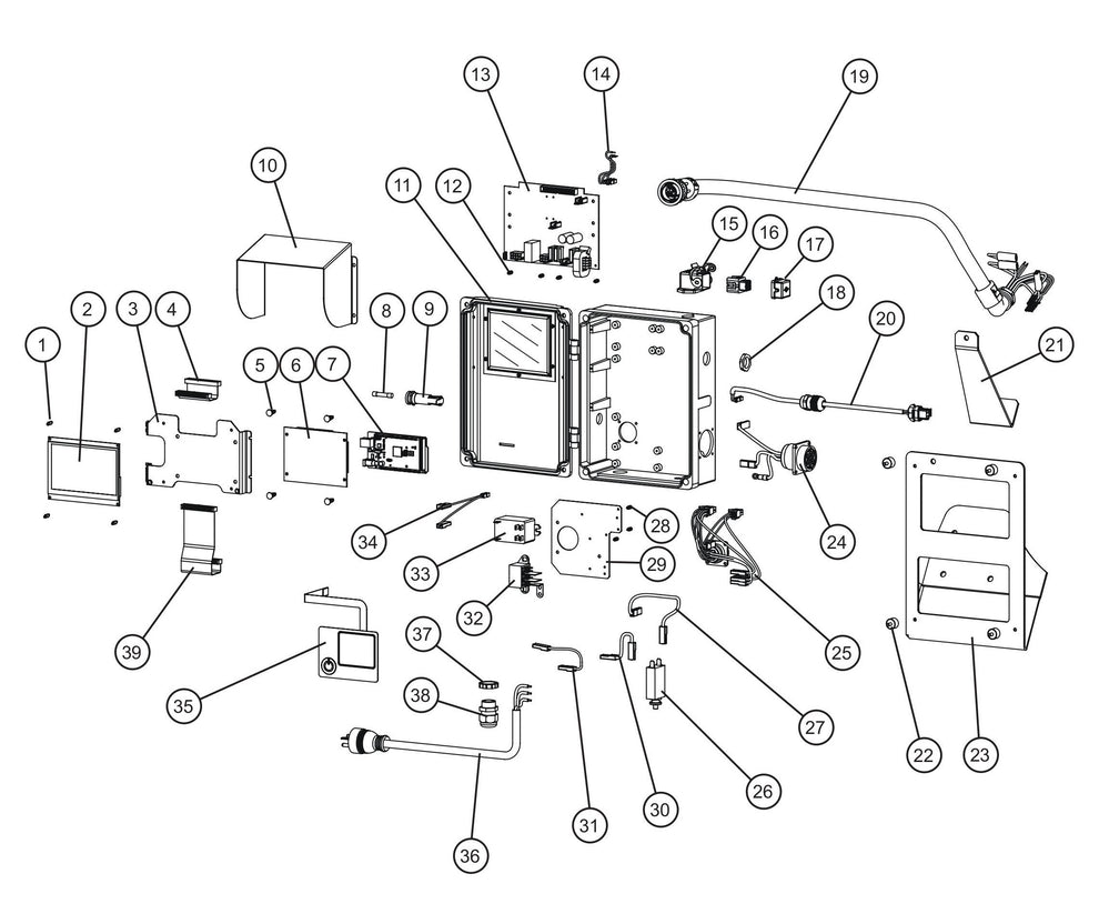 MH500iQ Control Box Assembly Parts for MAXI-HEAT MH500iQ (14-000001 to 14-999999) by Allmand