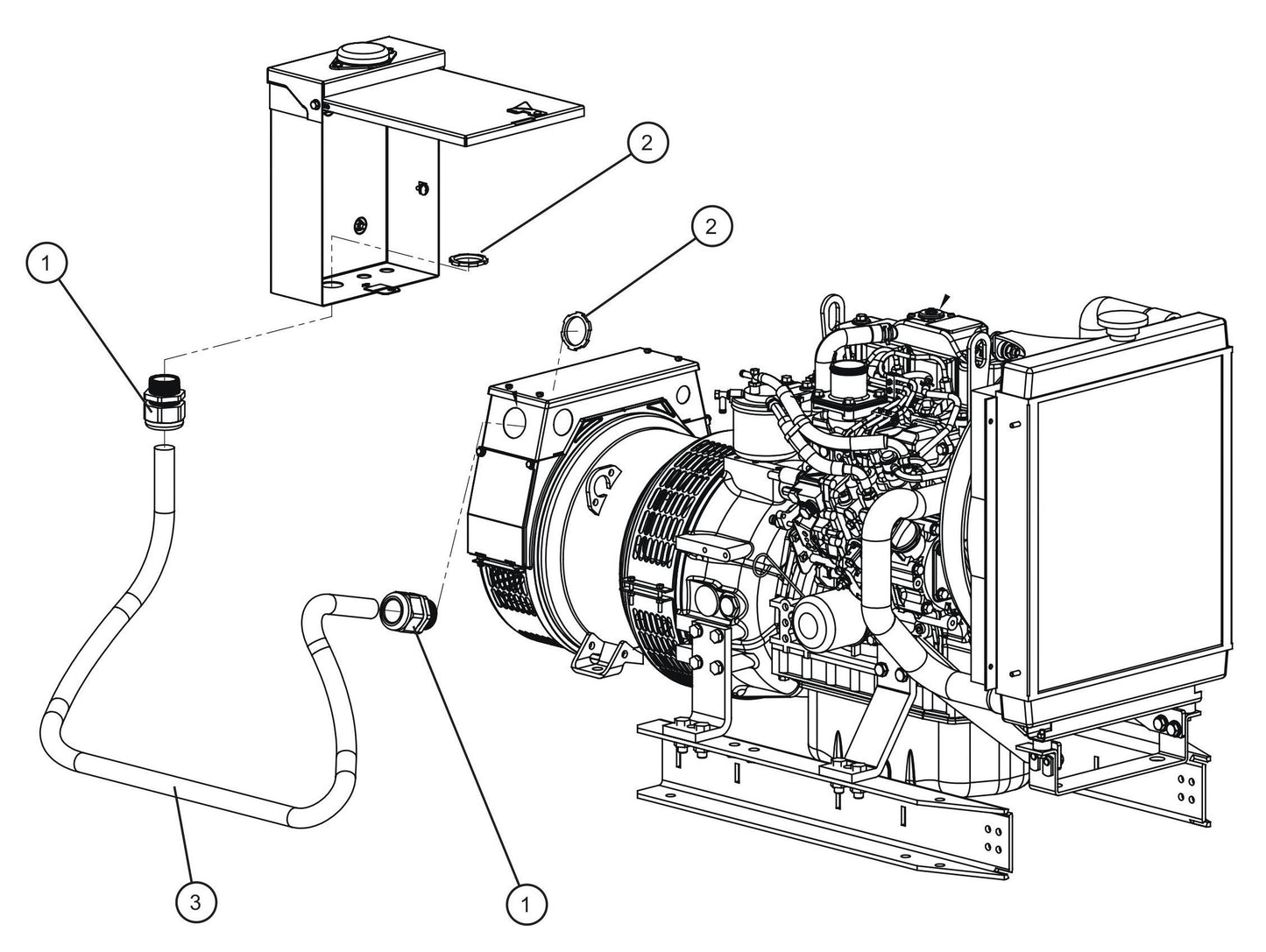 Outlet Box Group (2 of 3) Assembly Parts for MAXI-HEAT MH500iQ (14-000001 to 14-999999) by Allmand
