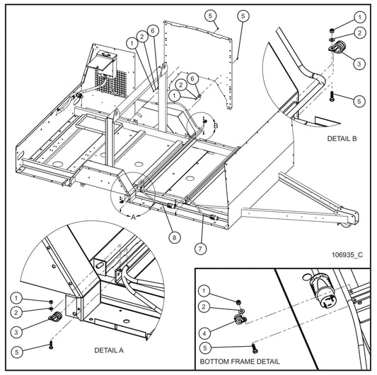 Outlet Box Group (3 of 3) Assembly Parts for MAXI-HEAT MH500iQ (14-000001 to 14-999999) by Allmand