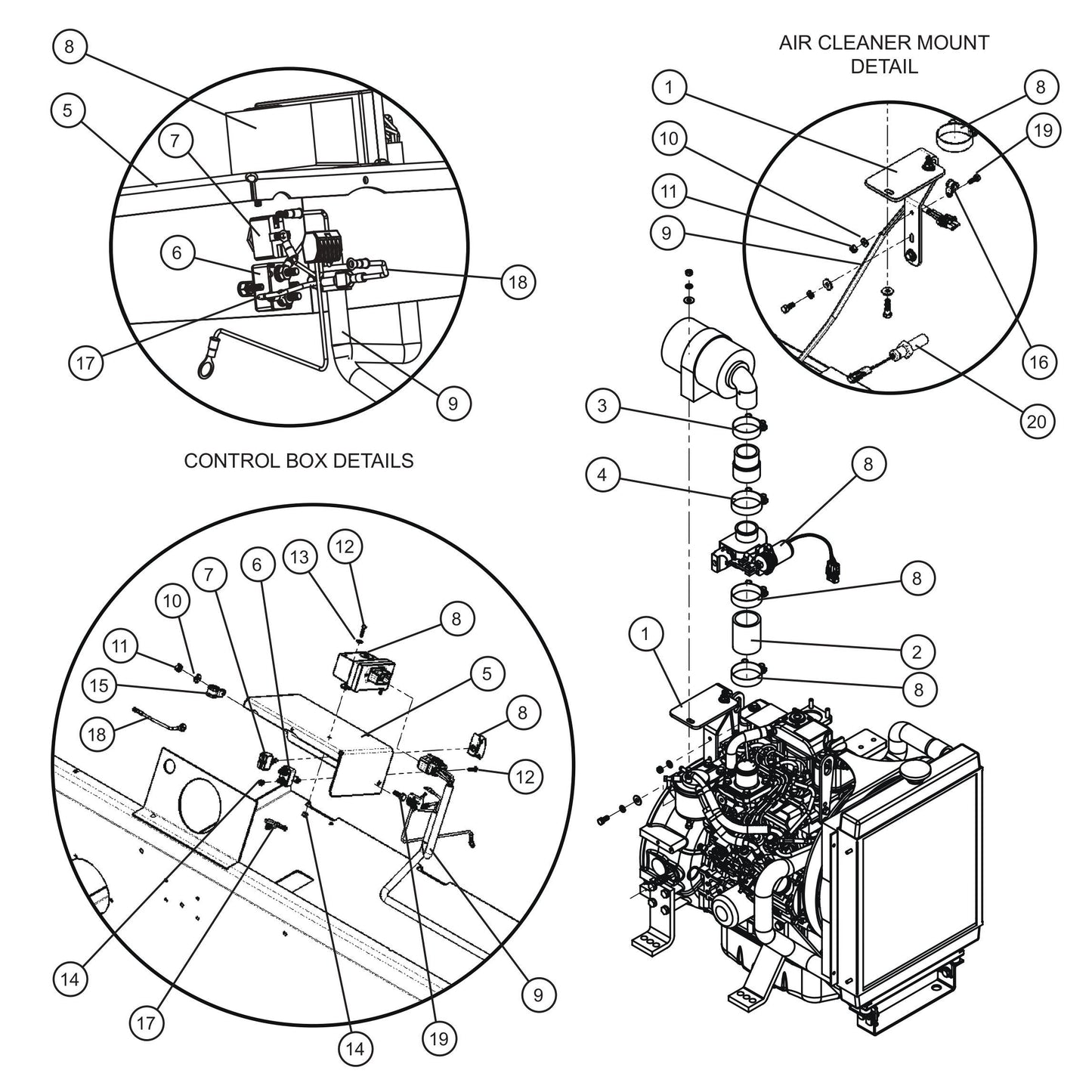 Isuzu 3CE1 Shocker Valve Group Assembly Parts for MAXI-HEAT MH500iQ (14-000001 to 14-999999) by Allmand
