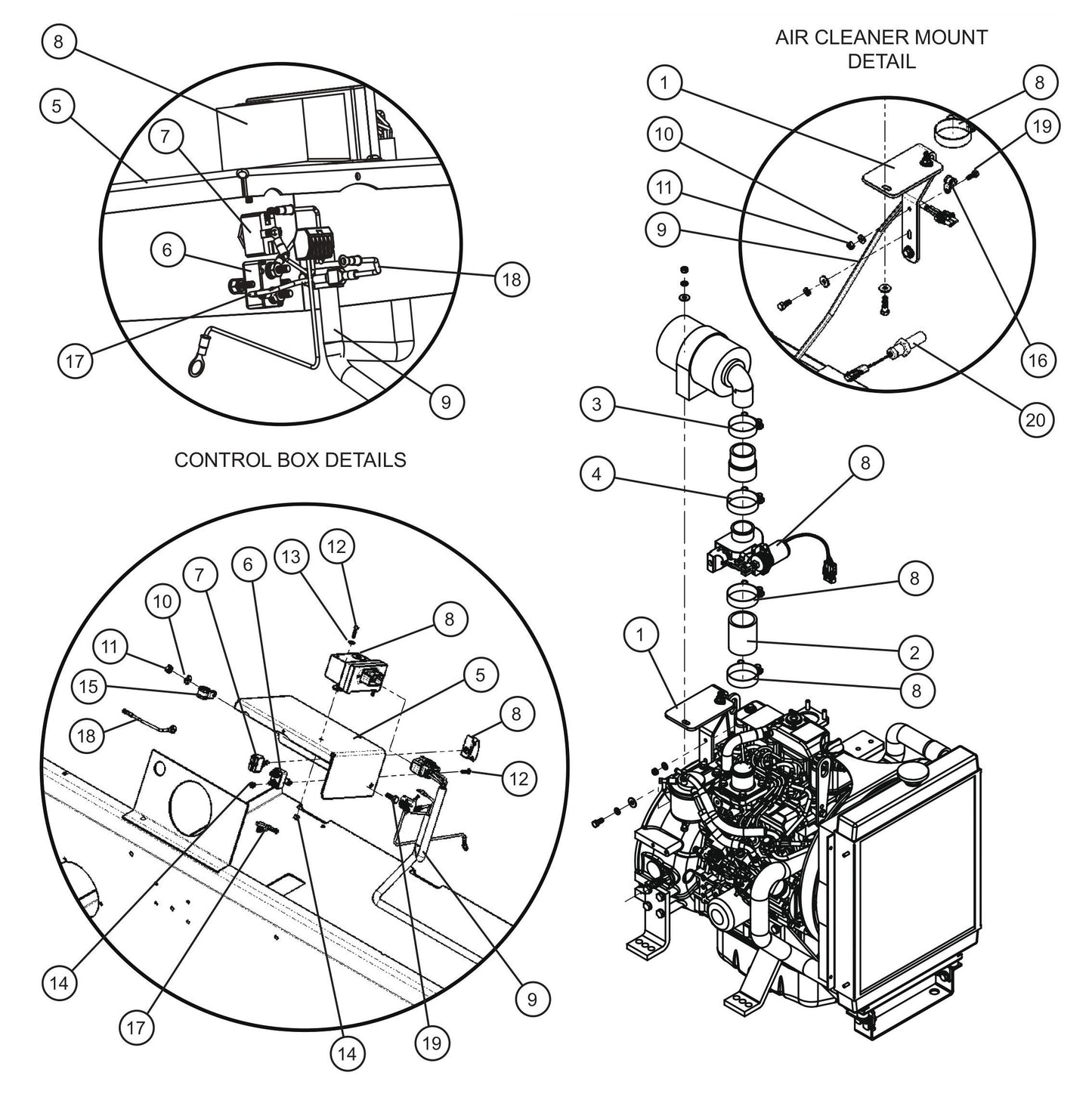Isuzu 3CE1 Shocker Valve Group Assembly Parts for MAXI-HEAT MH500iQ (0001MH16 TO 9999MH16) by allmand