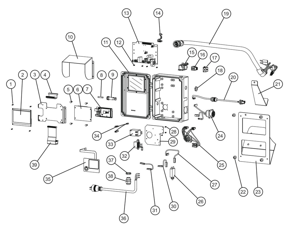 MH500iQ Control Box Assembly Parts for MAXI-HEAT MH500iQ (0001MH16 TO 9999MH16) by allmand