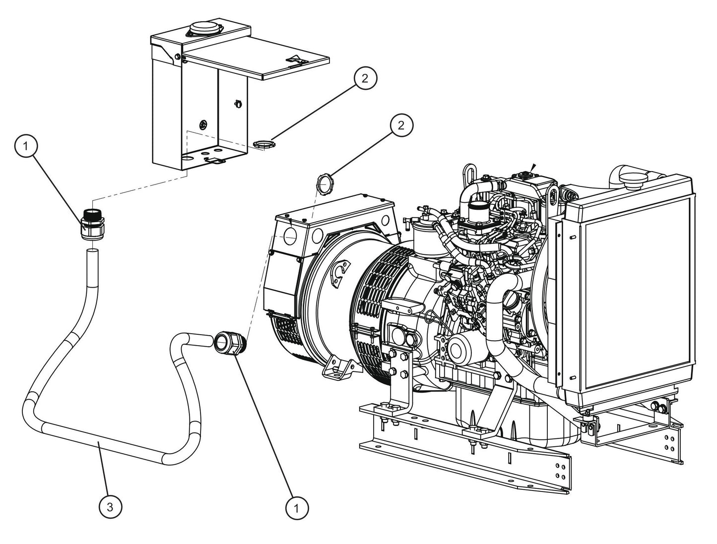 Outlet Box Group (2 of 3) Assembly Parts for MAXI-HEAT MH500iQ (0001MH16 TO 9999MH16) by allmand