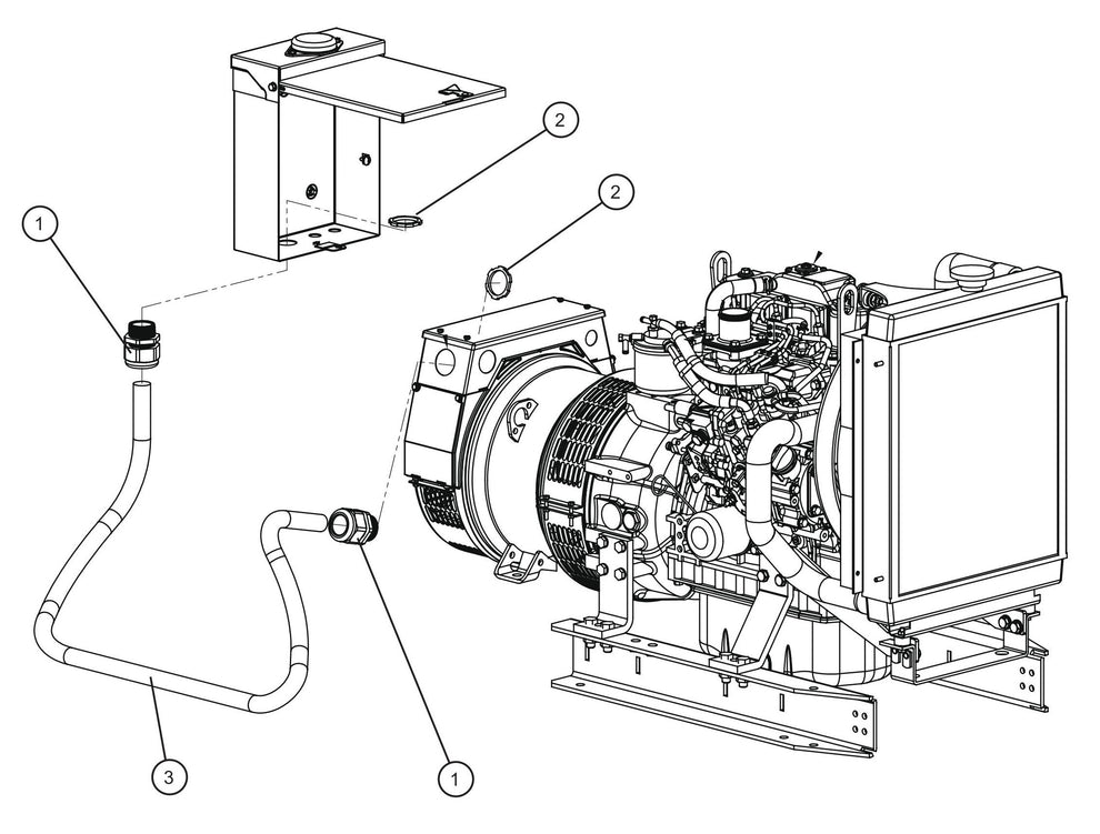 Outlet Box Group (2 of 3) Assembly Parts for MAXI-HEAT MH500iQ (0001MH16 TO 9999MH16) by allmand