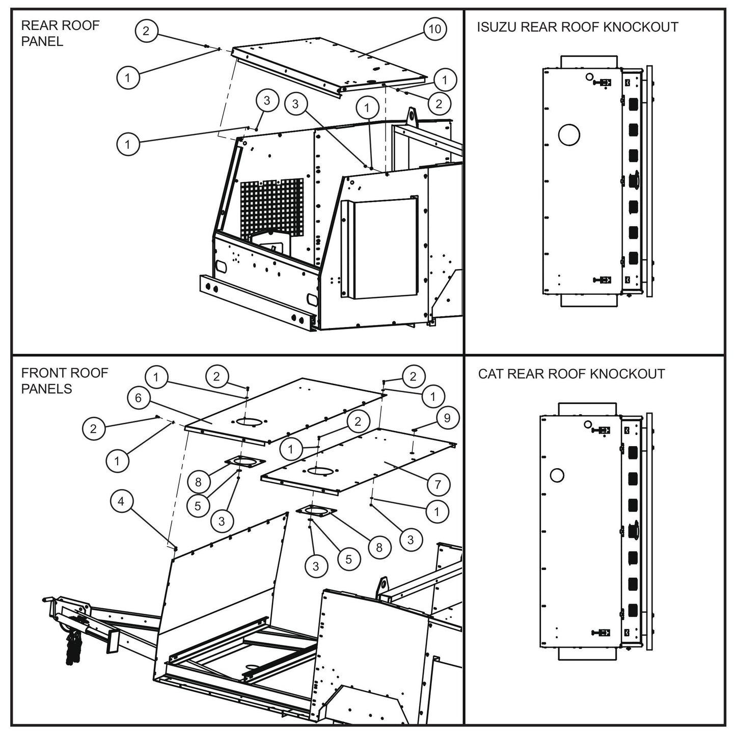 Trailer Base Group (4 of 5) Assembly Parts for MAXI-HEAT MH500iQ (0001MH16 TO 9999MH16) by allmand