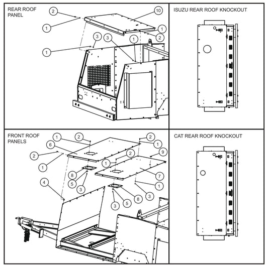 Trailer Base Group (4 of 5) Assembly Parts for MAXI-HEAT MH500iQ (0001MH16 TO 9999MH16) by allmand
