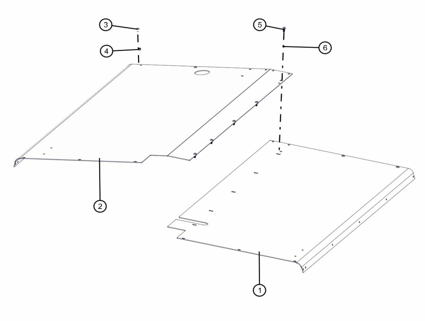 Roof Panels Assembly Parts for Maxi-Lite FCS AS3000 (0001MXL10 TO 9999MXL13) by Allmand