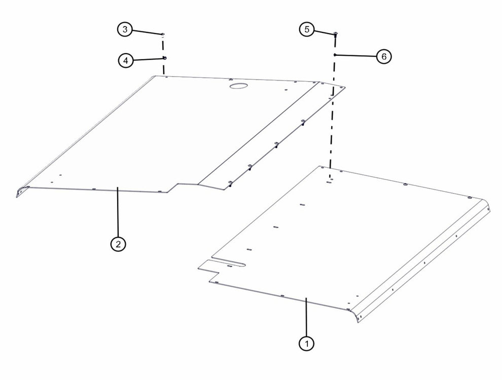 Roof Panels Assembly Parts for Maxi-Lite FCS AS3000 (0001MXL10 TO 9999MXL13) by Allmand