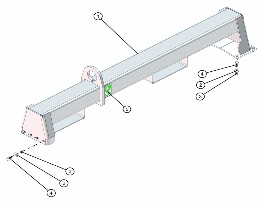 Lift Bar Assembly Parts for Maxi-Lite FCS AS3000 (0001MXL10 TO 9999MXL13) by Allmand